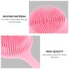 balacoo Family-Friendly Bath Brush Long Handle Shower Body Massage Brush Silicone Bath Scrubber view 4