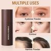 Eyebrow Stamp Stencil Set, Eyebrow Charm Stencils Shaping Kit, Long-Lasting Eyebrow Pomade for Women Girl, Cruelty-Free plantillas para la cejas (dark brown) view 3