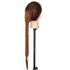 21''Synthetic Hair Braided Plaited Fishtail Fishbone Drawstring Ponytailtail Clip In Hair Extension Black Brown Color Chignon light auburn 21inches view 1