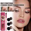 Eyebrow Pen 4d, Home Eyebrow Care Kit 4d Laminated, 4d Hair Stroke Brow Stamp Brush, 4d Ultra Thin Brow Groomer (Light Brown-2Pcs) view 3