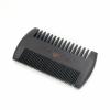 Menesia Black Wooden Beard Comb with Case for Men, Men's Wood Pocket Comb for Beards & Mustaches & Hair, Black Skull Design view 2
