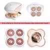 Legs Shaver Replacement Heads for Finishing Touch Flawless Women's Electric Leg Hair Remover Razor Blades Rose Gold view 2