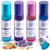4 Pcs Roll On Essential Oils Set - Essential Oil Roll On Set for Relaxation & Sleep Aid, Essential Oil Roller Set Travel Size 0.35 fl oz view 1