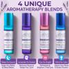 4 Pcs Roll On Essential Oils Set - Essential Oil Roll On Set for Relaxation & Sleep Aid, Essential Oil Roller Set Travel Size 0.35 fl oz view 3