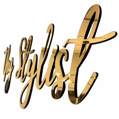 Custom Acrylic Name Sign Choose Your Font - Living Room Decor, Party Decoration, Baby Name Sign, Nursery Decor, Mirror Gold Sign (60 inches, Black)