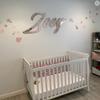 Custom Acrylic Name Sign Choose Your Font - Living Room Decor, Party Decoration, Baby Name Sign, Nursery Decor, Mirror Gold Sign (60 inches, Black) view 3