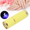 LED Nail Dryer, Fashionable Ergonomic Handle Flashlight Nail Lamp for Rhinestones Fixation (Yellow) view 2