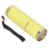 LED Nail Dryer, Fashionable Ergonomic Handle Flashlight Nail Lamp for Rhinestones Fixation (Yellow) view 3
