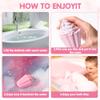 BeYumi Cupcake Bath Bombs Gift Set with Unicorn Squishy Stress Ball Toys Inside Handmade Bath Bombs for Girls Women with Surprise Inside Ideal Valentine Birthday Christmas Gift view 3