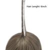 Mens Toupee Hair System For Men Full French Lace Mens Hair Replacement System Natural Hairline Toupee For Men Full Lace Hairpiece7''x9''-90% light density#540 Medium Light Brown+40% Gray view 4
