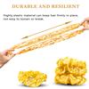 12 Pcs Sparkle Sequins Scrunchies Cheer Hair Scrunchies For Thick Hair School Performance Scrunchy Sports Ponytail Holder Wrist for Girls Cosplay Show (Gold) view 3