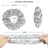 12 Pcs Sparkle Sequins Scrunchies Cheer Hair Scrunchies For Thick Hair School Performance Scrunchy Sports Ponytail Holder Wrist for Girls Cosplay Show (Silver) view 2