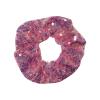 12 Pcs Bling Mermaid Sequins Dance Scrunchies Cheer Scales Hair Scrunchies For Thick Hair School Performance Scrunchy Sports Ponytail Holder Wrist for Girls Cosplay Show (Pink) view 3