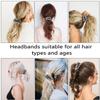 12 Pcs Large Silky Dance Cheer Leopard Print Fluffy Sleep Hair Scrunchies For Thick Hair School Performance/Sports/Party/Gymnastics Scrunchie Ponytail Holder Wrist for Girls Show (Yellowish-brown) view 2