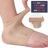 Cracked Heel Treatment Repair Socks - 2Pair of Premium Padded Compression Gel Sleeve/Sock for Dry Feet Treatment, Spa Moisturizing Heel Socks for Repairing (One Size fits Most) view 3