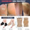 Cracked Heel Treatment Repair Socks - 2Pair of Premium Padded Compression Gel Sleeve/Sock for Dry Feet Treatment, Spa Moisturizing Heel Socks for Repairing (One Size fits Most) view 4