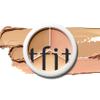 TFIT Multi-Use Pot Concealer - Triple Palette | High-Pigmented, Full Coverage & Crease-Proof | Korean Concealer for Dark Circles, Redness & Blemishes (02 Warm, 0.52 Oz) view 1