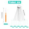 10pcs Shower Head Cleaning Brush, with 10pcs Cleaning Picks Small Hole Cleaner Tool Anti-Clogging Mini Crevice Shower Head Bristle for Nozzle Gap Household Bathroom view 2