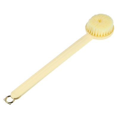 VOCOSTE Back Scrubber, Bath Brush, Shower Brush, Long Handle Bath Brush for Bath Shower, 14.57"x2.95"x1.26", Beige