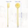 VOCOSTE Back Scrubber, Bath Brush, Shower Brush, Long Handle Bath Brush for Bath Shower, 14.57"x2.95"x1.26", Beige view 4