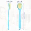 VOCOSTE Back Scrubber, Bath Brush, Shower Brush, Long Handle Bath Brush for Bath Shower, 13.58"x2.76"x0.98", Blue view 4