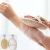 4 Packs Naturals Loofahs Pad Exfoliating Body Scrubber Bath Exfoliating Made with Natural Shower loofa Sponge Clearner Pad Exfoliator Washcloth Shower Puff Body Face Back Skin (4 Packs-Beige) view 2