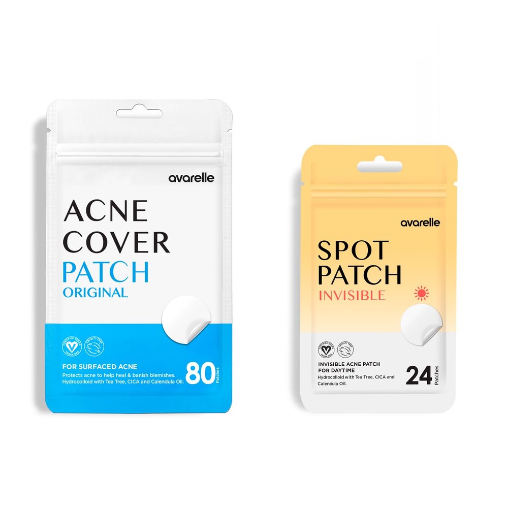 AVARELLE Pimple Emergency Kit Pimple Patches | Hydrocolloid Acne Patches for Blemishes and Zit for Face, Vegan, Cruelty Free