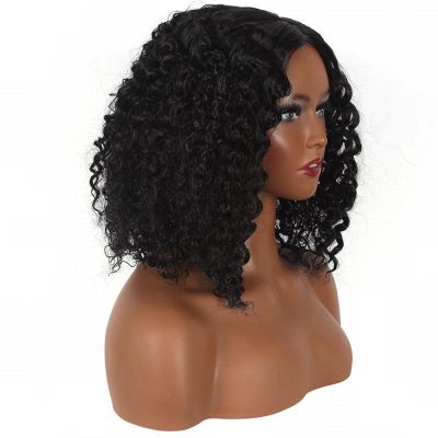 Curly Hair Wig Glueless Lace Front Short Curly Bob Wigs Human Hair for Women