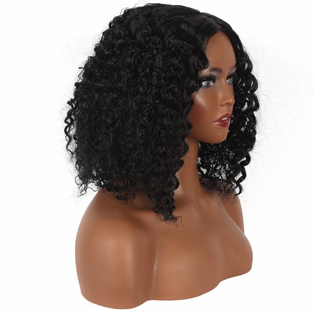 Curly Hair Wig Glueless Lace Front Short Curly Bob Wigs Human Hair for Women