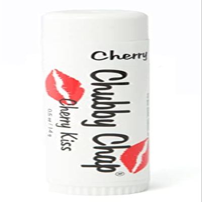 Chubby Chap - Three (3x) Large Jumbo Natural Lip Balm - .5 Ounce Cherry Kiss