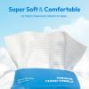GEN'C BAUTY Premium Disposable Clean Towel 60pcs | Biodegradable Fabric | Ultra Soft & Absorbent | EF Textured | Makeup Removing Towel (Pack of 2) view 3
