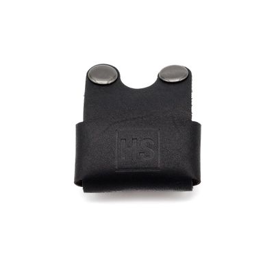 Henson Shaving Razor Leather Head Cover/Sheath for Henson AL13 and Henson Ti22 (Black Leather)