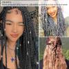 120 Pcs Aluminum Dreadlocks Beads Hair Jewelry for Stylish Hair Decorations (Gold) - Fashionable, Unique Design - Adjustable Hair Cuffs (Silver) view 3