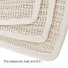 100% Natural Sisal Washcloth. Gentle Exfoliation for Smoother Skin. Durable & Reusable for Face & Body. 100% Biodegradable. Removes Dead Skin Cells + Stimulates Circulation & Energy. (3 Pcs) view 4