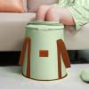 25L Collapsible Bucket Foot Bath Basin Multifunctional Portable Foot Bath Tub Bag with Handles,Travel Outdoor Camping Portable Foot Soaking Spa Bucket (Green) view 2