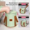 25L Collapsible Bucket Foot Bath Basin Multifunctional Portable Foot Bath Tub Bag with Handles,Travel Outdoor Camping Portable Foot Soaking Spa Bucket (Green) view 3