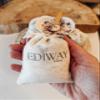 Sleepy Blend Set of 5 Soothing Aromatherapy Rosemary and Lavender Bath Teas with Epsom and Himalayan Pink Salts, Essential Oils, Coconut Milk Powder, Oats, and Dried Florals | Relaxing Gift Idea view 4