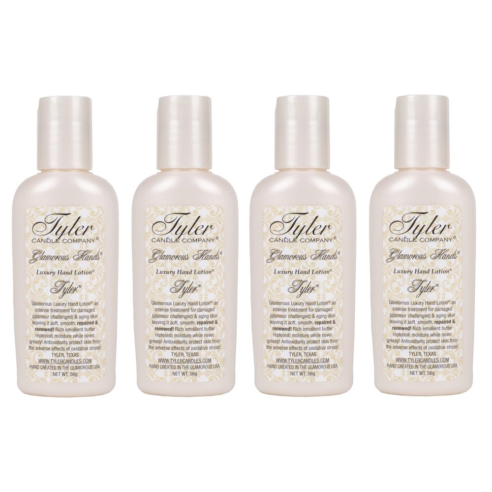 Tyler Candle 93103 Tyler 2 ounce Hand Cream Lotion, Pack of 4