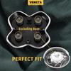 VRMETA 8 PCS Shaver Head Replacement Blades for Skull Shaver Pitbull Gold PRO Shaver Replacement Blade, Shaver Replacement Heads for Pitbull Platinum Pro Shaver (8 PCS Silvery) view 3