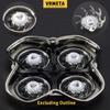 VRMETA 8 PCS Shaver Head Replacement Blades for Skull Shaver Pitbull Gold PRO Shaver Replacement Blade, Shaver Replacement Heads for Pitbull Platinum Pro Shaver (8 PCS Silvery) view 4