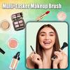 2 Pack 4 in 1 Makeup Brush Set, Retractable Lip Brush for Lipstick, Powder Foundation Brush, Concealer Brush, Eyeshadow Brush, Lip Brush Applicator, Double Ended Makeup Brush for Liquid, Cream, Powder view 4
