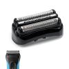 21B Series 3 Replacement Foil and Cutter Compatible with Braun Series 3 Replacement Head & for Braun S3 Wet and Dry Replacement Head,for Series 3 Electric Razor 5409 3010s 3040s 340s-4 300s 310s view 1