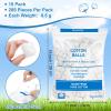 Heigble 2000 Pcs Soft Cotton Ball Bulk Organic Medium Cotton Ball for Absorbent Multipurpose Pure Nail Polish Remover Makeup Removal First Aid Face Crafting Cleaning Skin Applying Lotion view 2