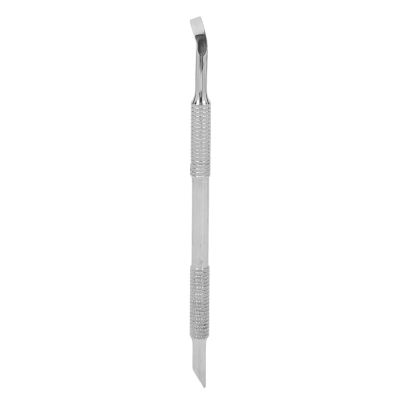 Professional Stainless Steel Cuticle Pusher and Spoon Nail Cleaner, Manicure and Pedicure Tool for Fingernails and Toenails, Compact and Lightweight