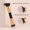 Abruga Face Foundation Brush, 2in1 Double Ended Makeup Brushes, Blush Brush, Loose Powder Brush for Blending Liquid Powder, Concealer Cream Cosmetics Makeup Tools (RoseGold) view 4
