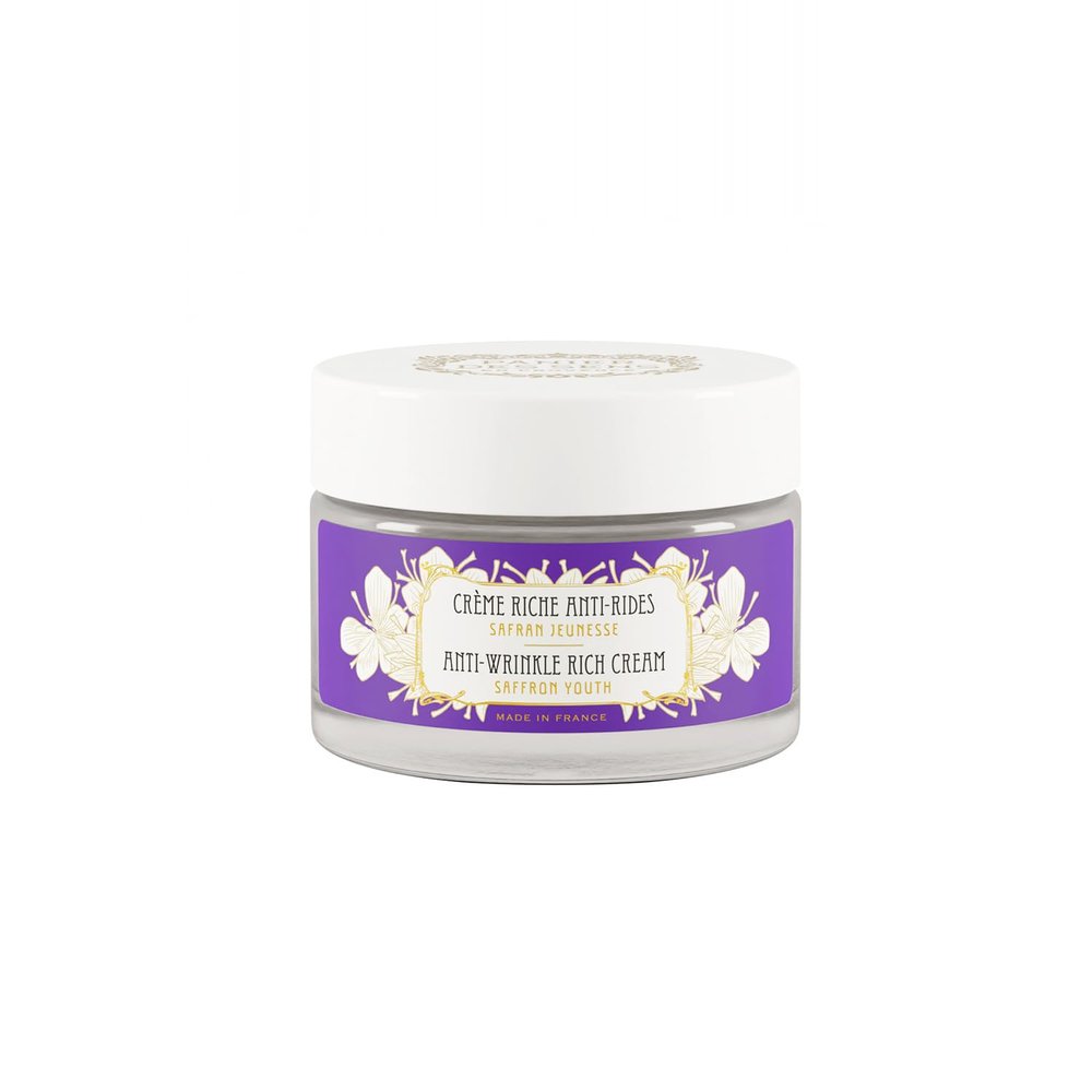 Panier des Sens  Rich Anti-Wrinkle & Firming Day Cream  Saffron Extract + Hyaluronic Acid  95% Natural Ingredients  Made in France, Vegan Friendly Face Care  1.7 fl oz