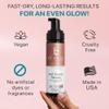 Self Tanner Tanning Mousse Kit - USA Made with Natural & Organic Ingredients, Self Tanner Mousse and Mitt, Tan Kit, Fake Tan Tanning Foam, Ultra Dark, Sunless Tanners Best Sellers view 4