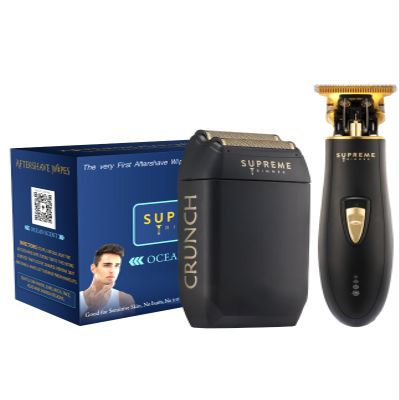 Supreme Trimmer Barber Kit & Free Aftershave Wipes