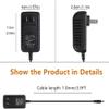 CJP-Geek AC Adapter Compatible with Braun Silk-Epil AR-2 PI-41-77AR-2 Power Supply Cord Cable Charger view 4