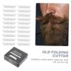 Beatifufu 100pcs Face Cutter Blades Old Fashioned Single Face for Smooth Shaving Eyebrow Trimming and Grooming Lightweight Portable Design for Barbers and Men view 4